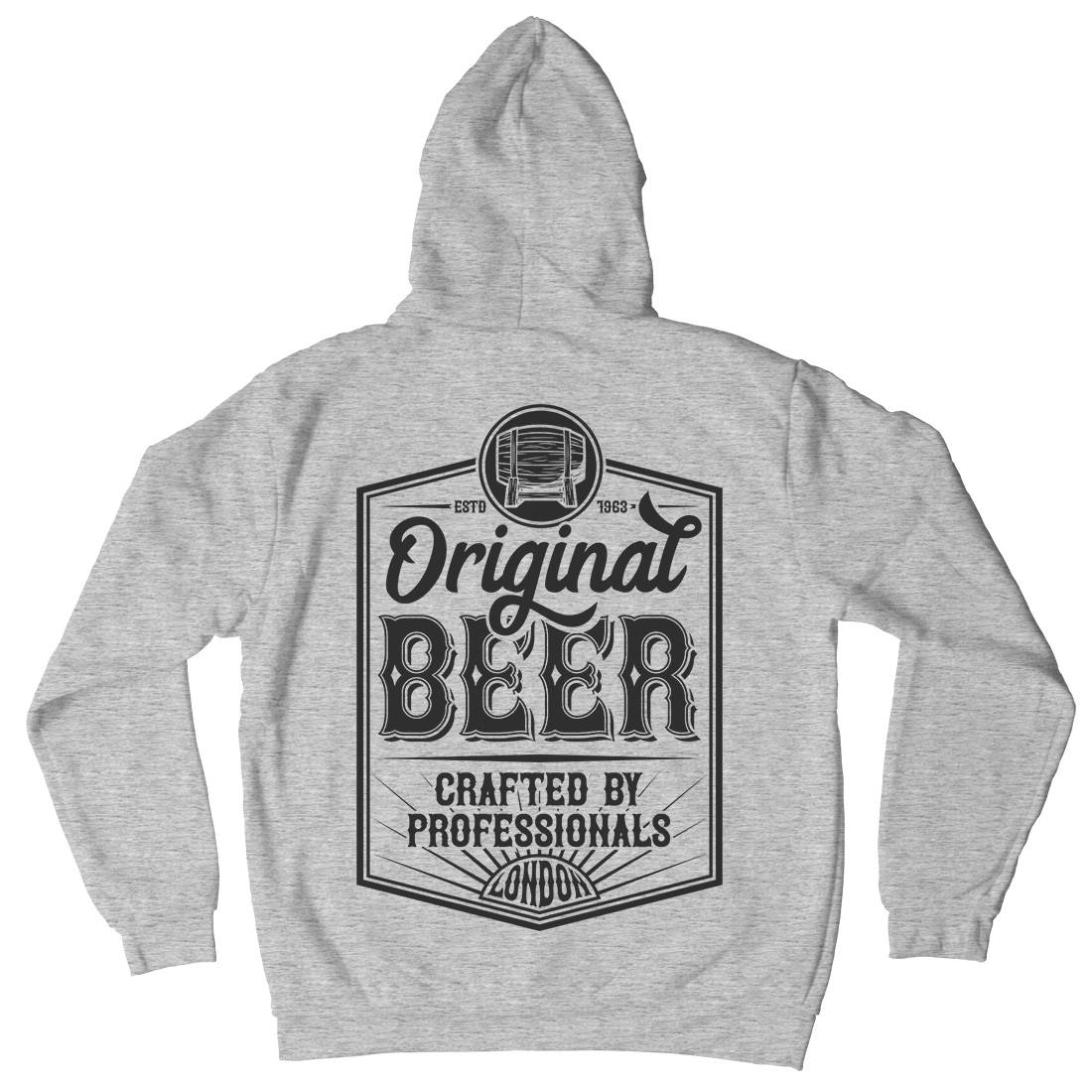 Original Beer Mens Hoodie With Pocket Drinks B280