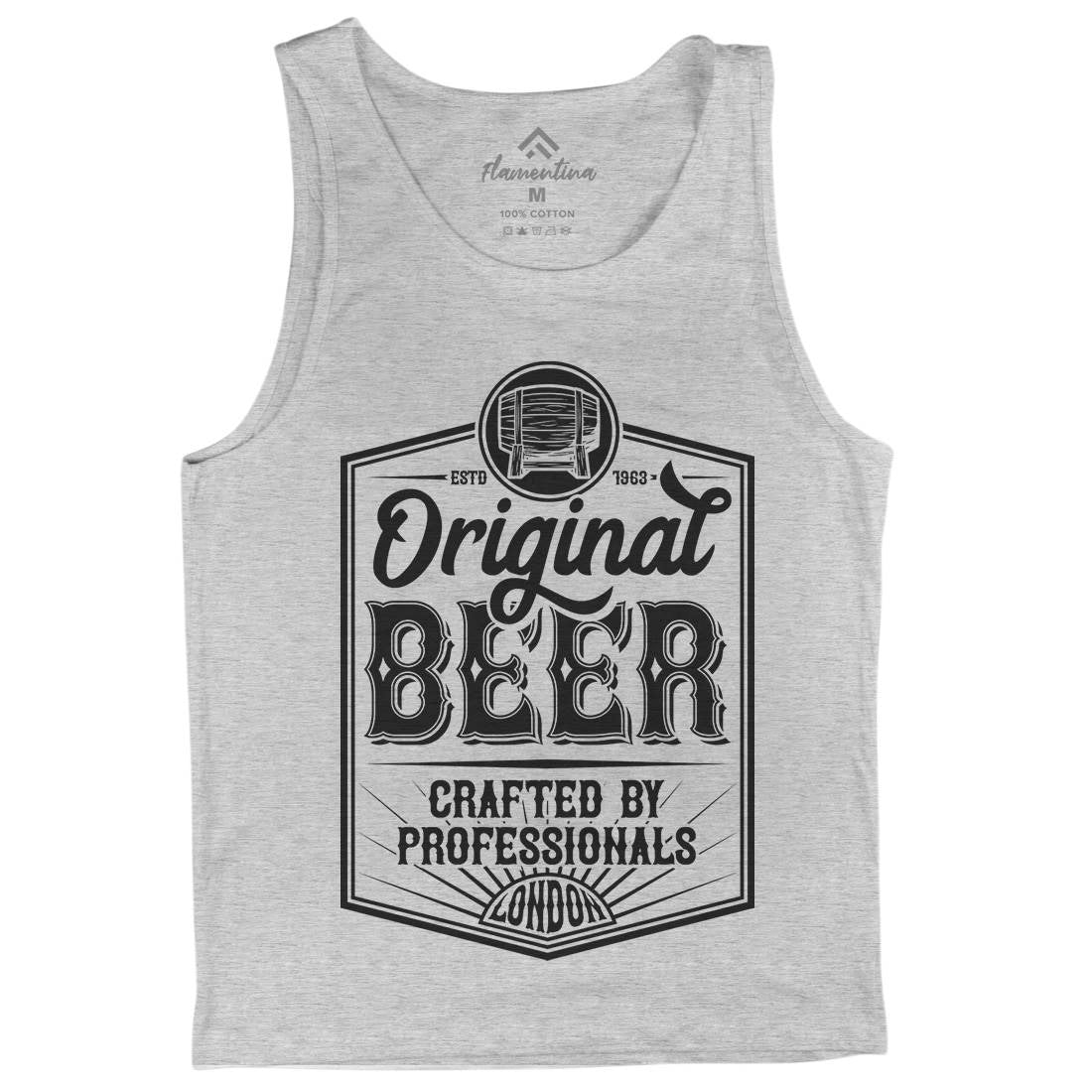 Original Beer Mens Tank Top Vest Drinks B280