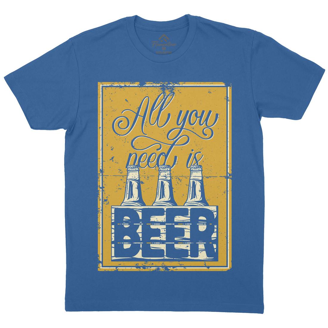 All You Need Is Beer Mens Crew Neck T-Shirt Drinks B284
