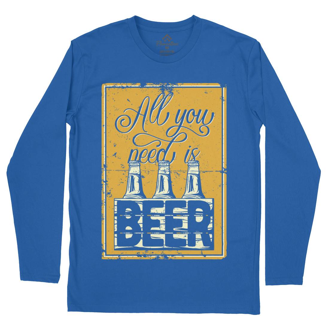 All You Need Is Beer Mens Long Sleeve T-Shirt Drinks B284