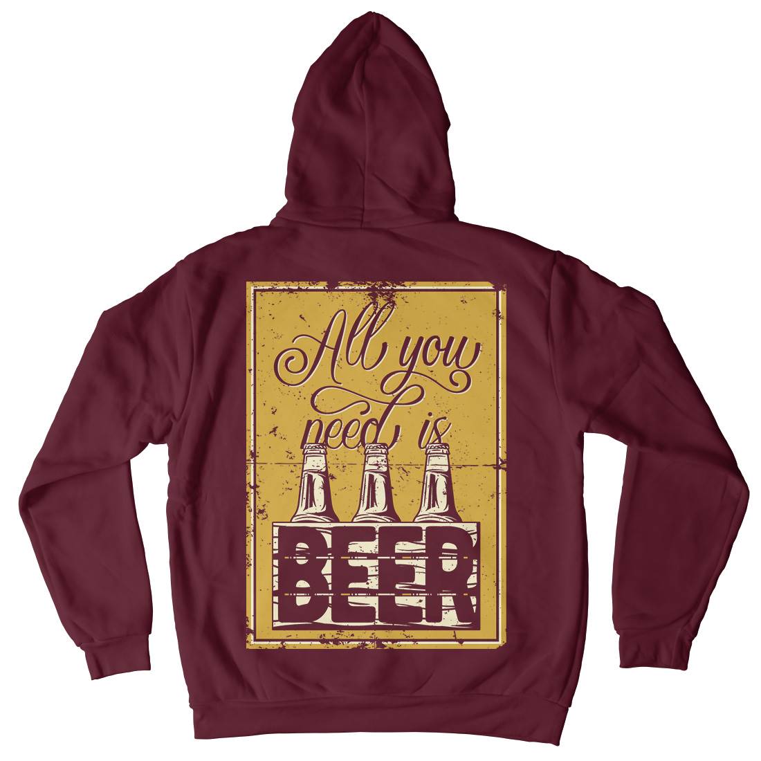 All You Need Is Beer Mens Hoodie With Pocket Drinks B284