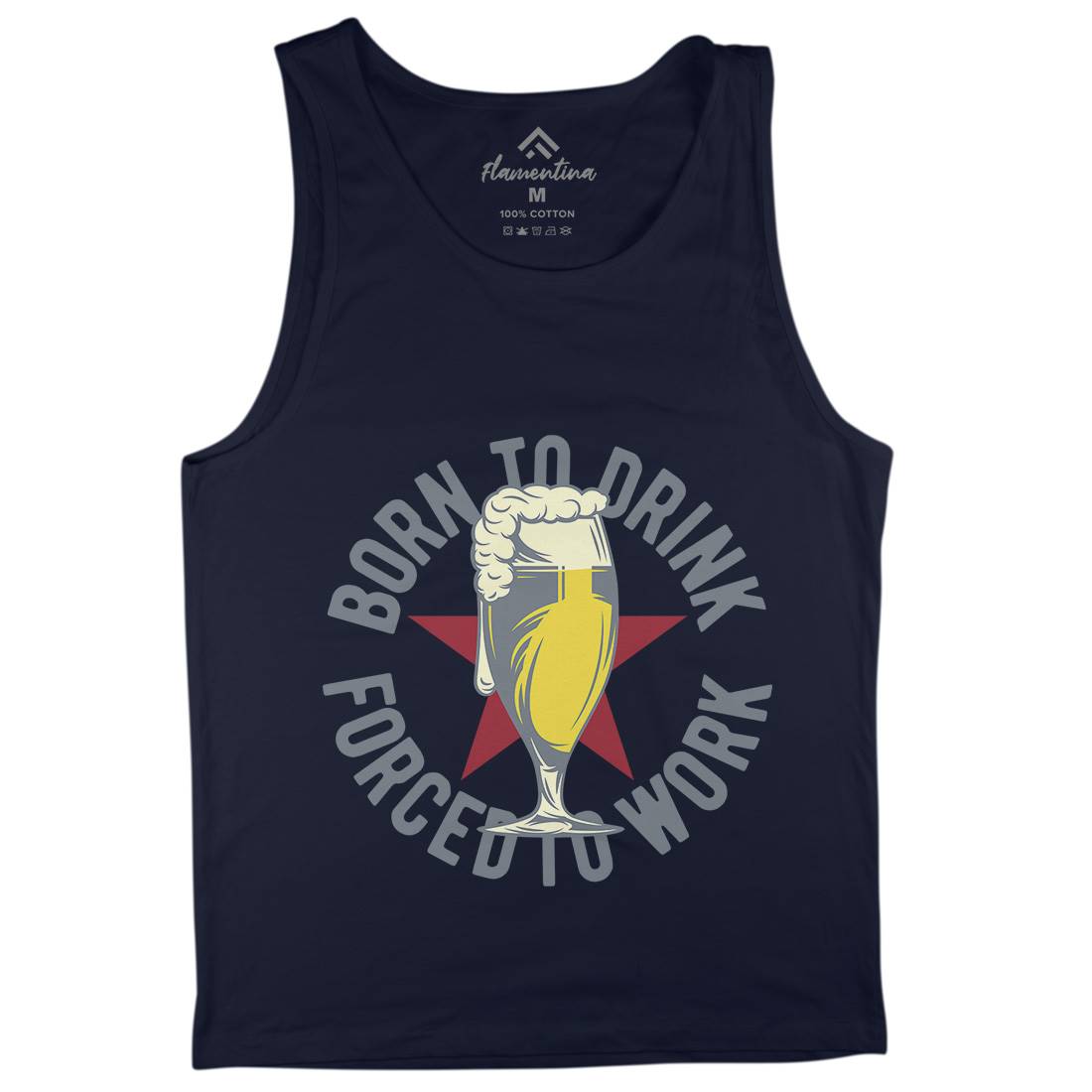 Born To Drink Beer Mens Tank Top Vest Drinks B286