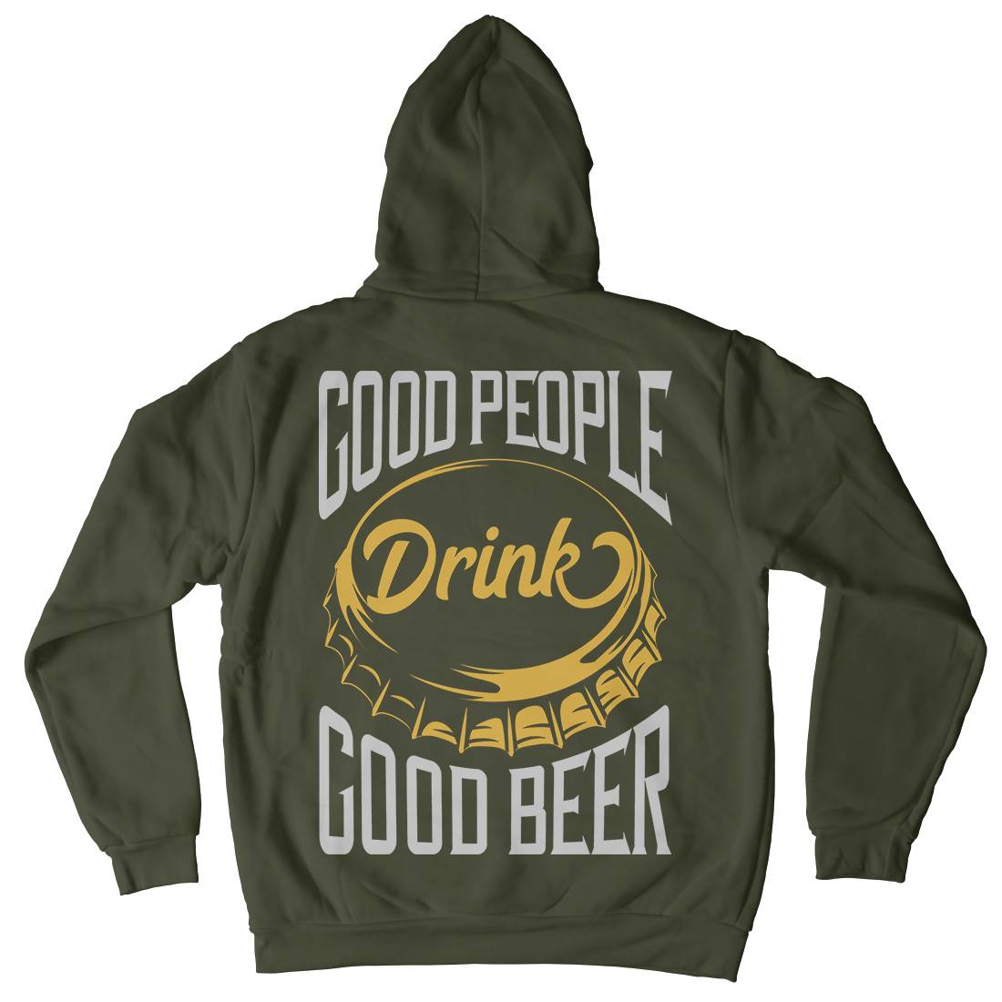 Good People Drink Beer Kids Crew Neck Hoodie Drinks B287