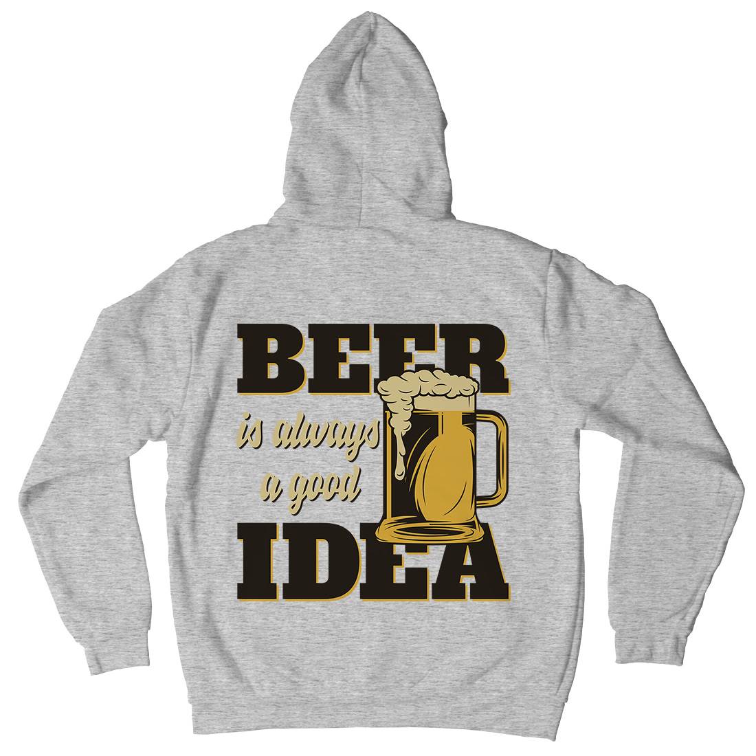 Beer Good Idea Mens Hoodie With Pocket Drinks B288