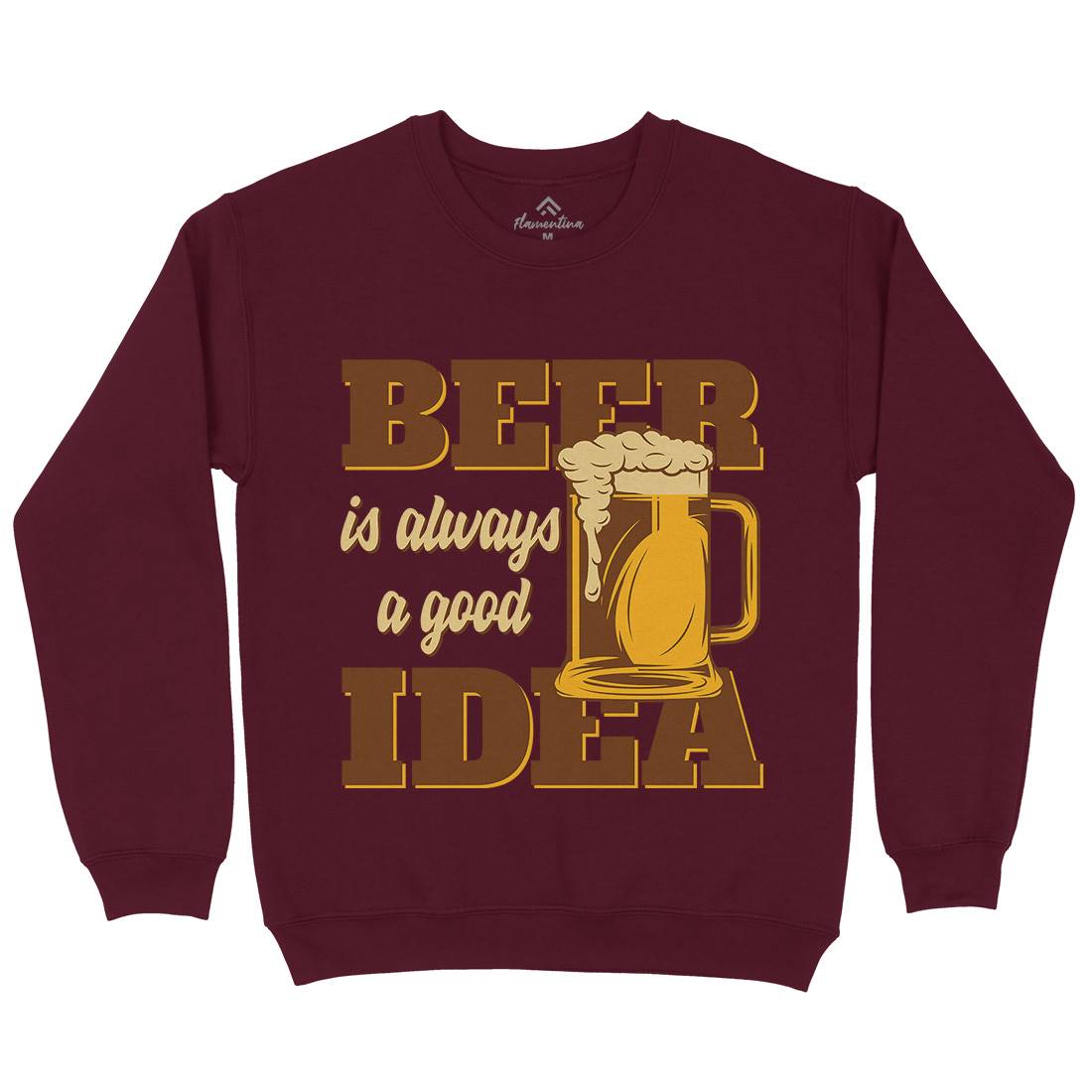 Beer Good Idea Kids Crew Neck Sweatshirt Drinks B288