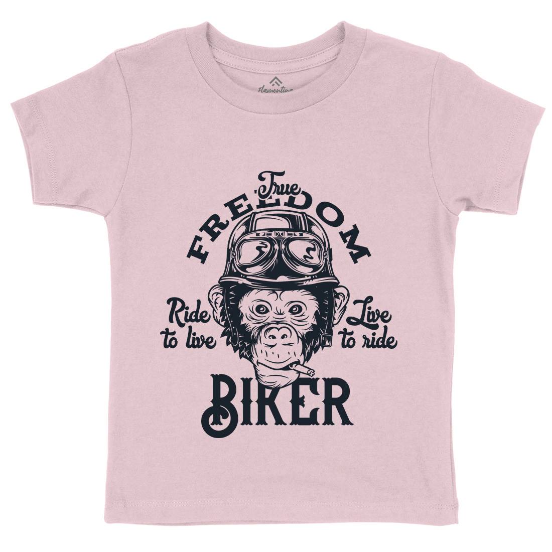 Biker Kids Crew Neck T-Shirt Motorcycles B289