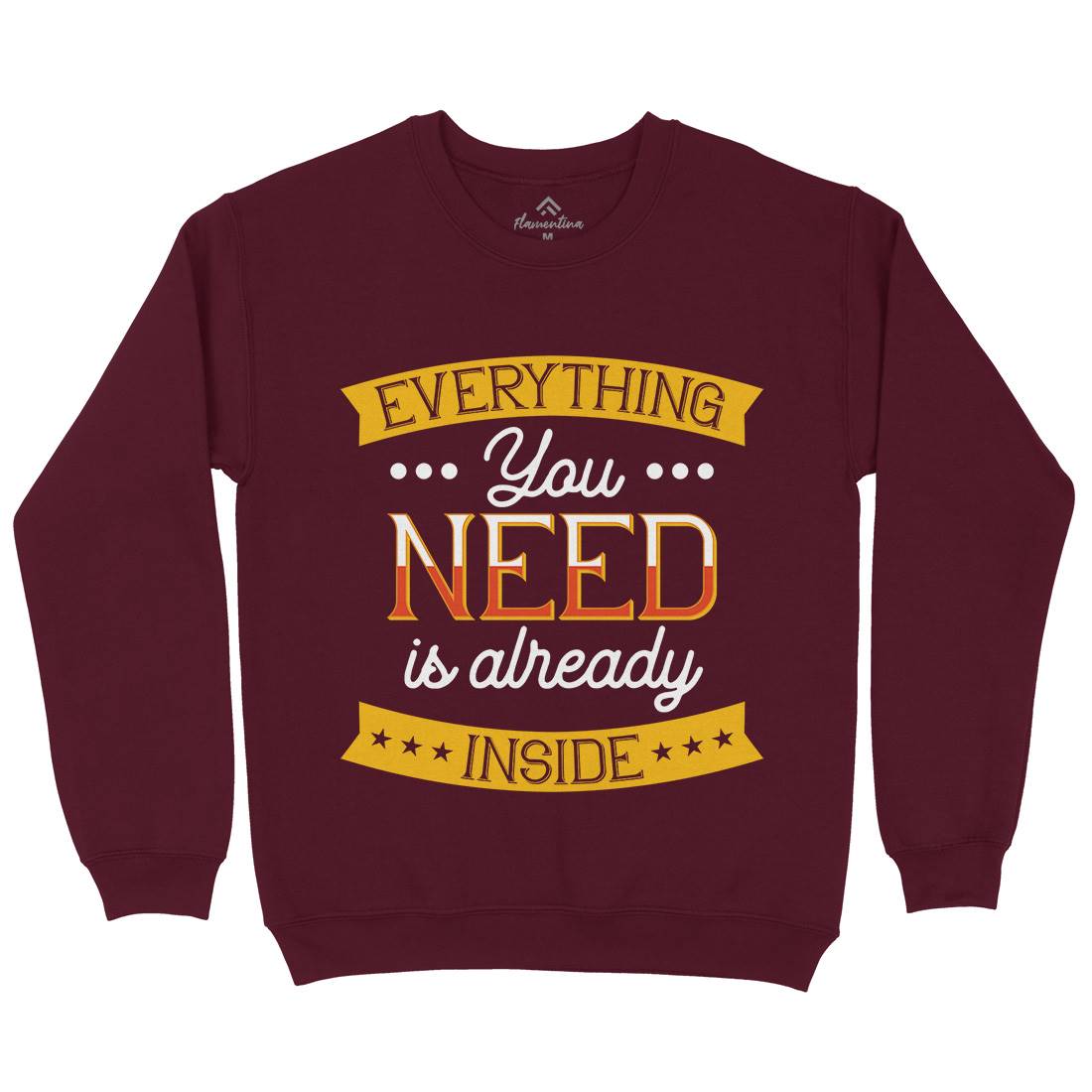 Everything You Need Kids Crew Neck Sweatshirt Retro B294