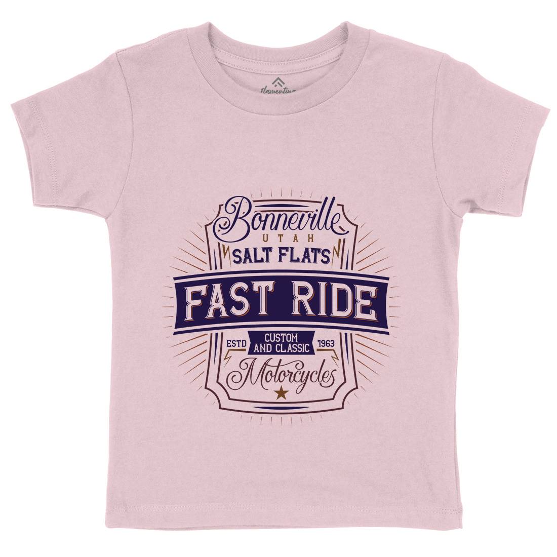 Fast Ride Kids Crew Neck T-Shirt Motorcycles B295