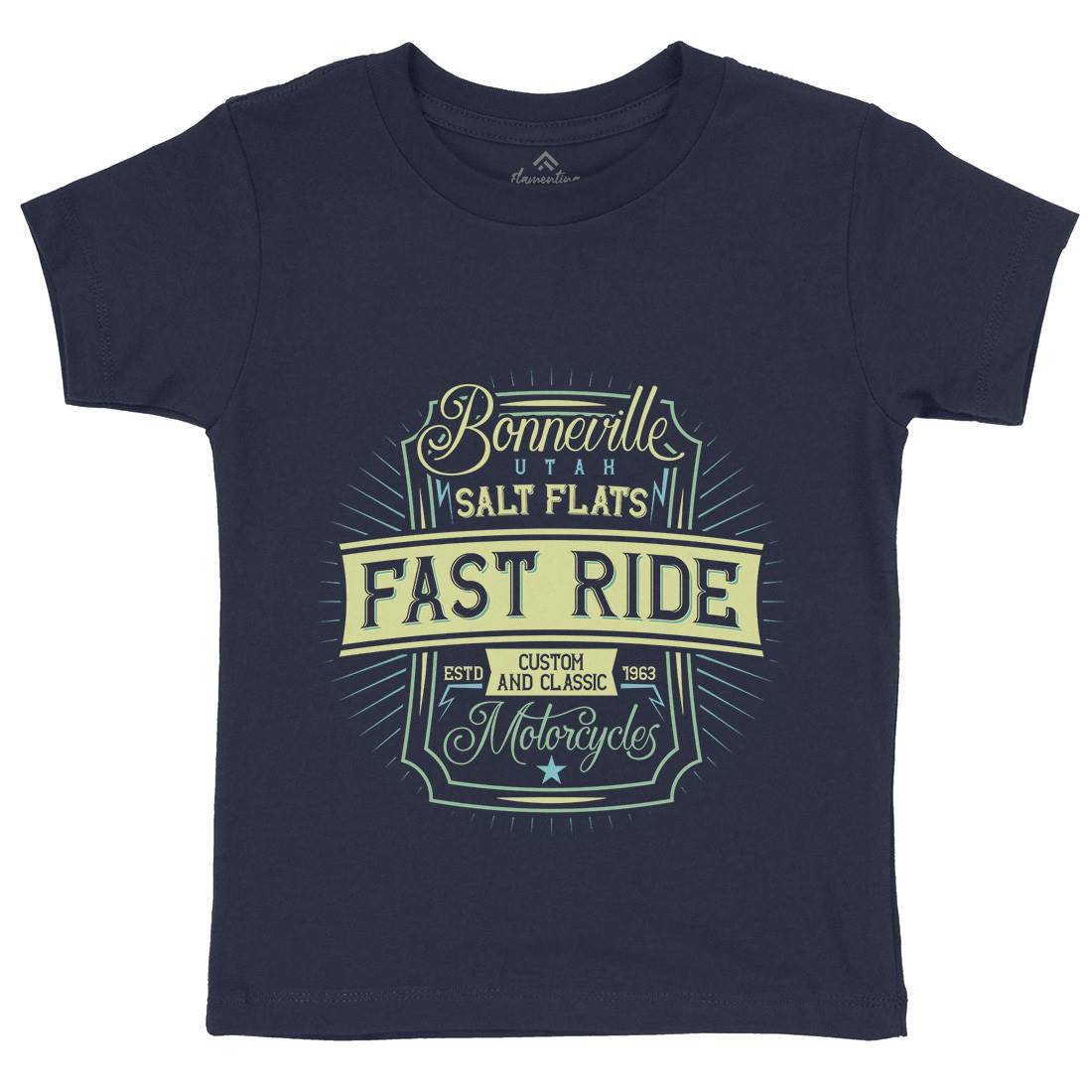 Fast Ride Kids Crew Neck T-Shirt Motorcycles B295