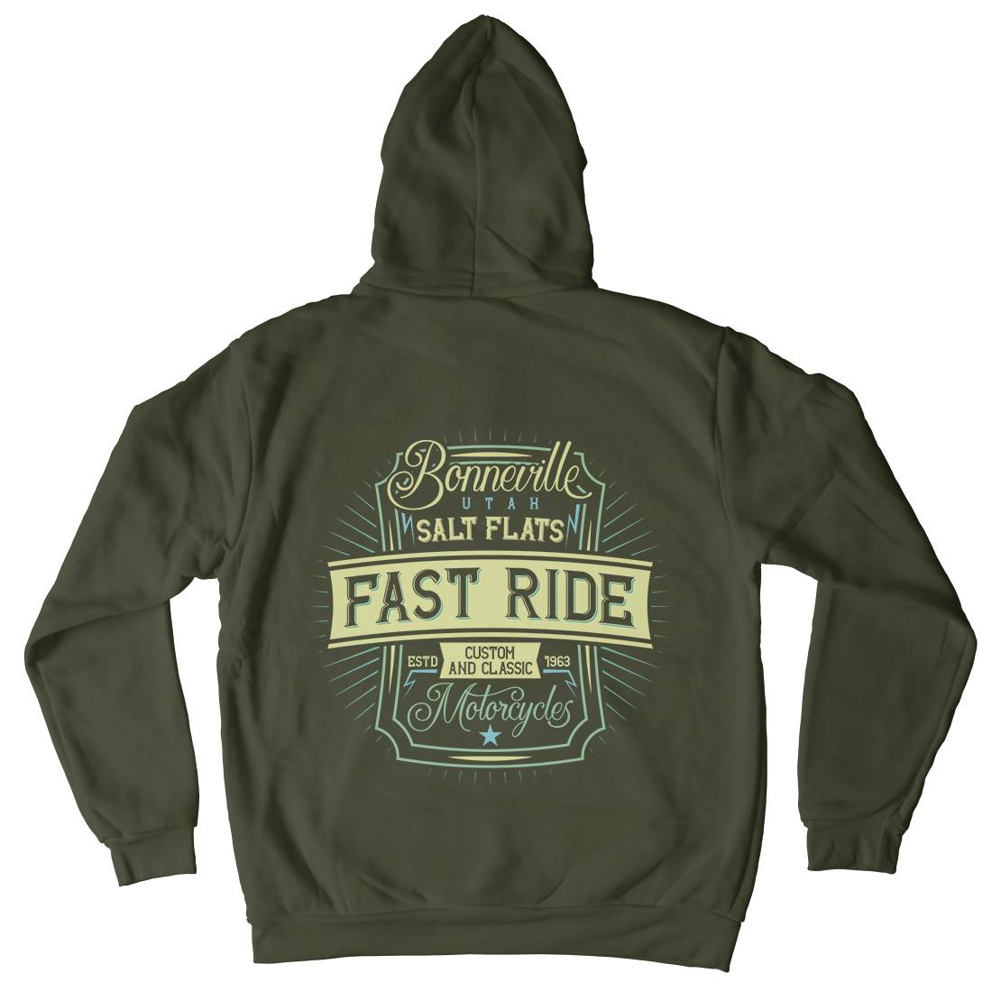 Fast Ride Kids Crew Neck Hoodie Motorcycles B295