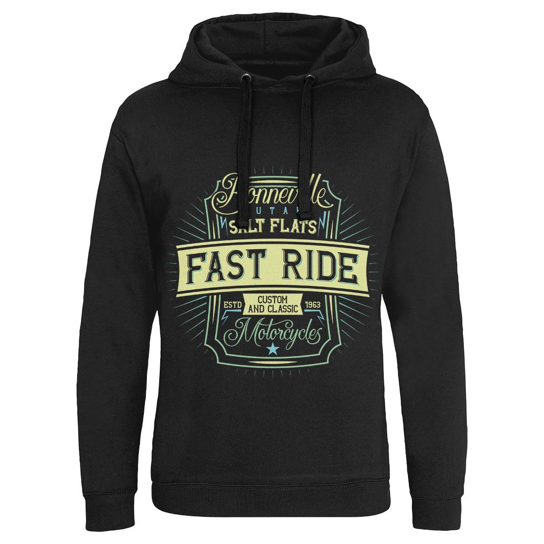 Fast Ride Mens Hoodie Without Pocket Motorcycles B295