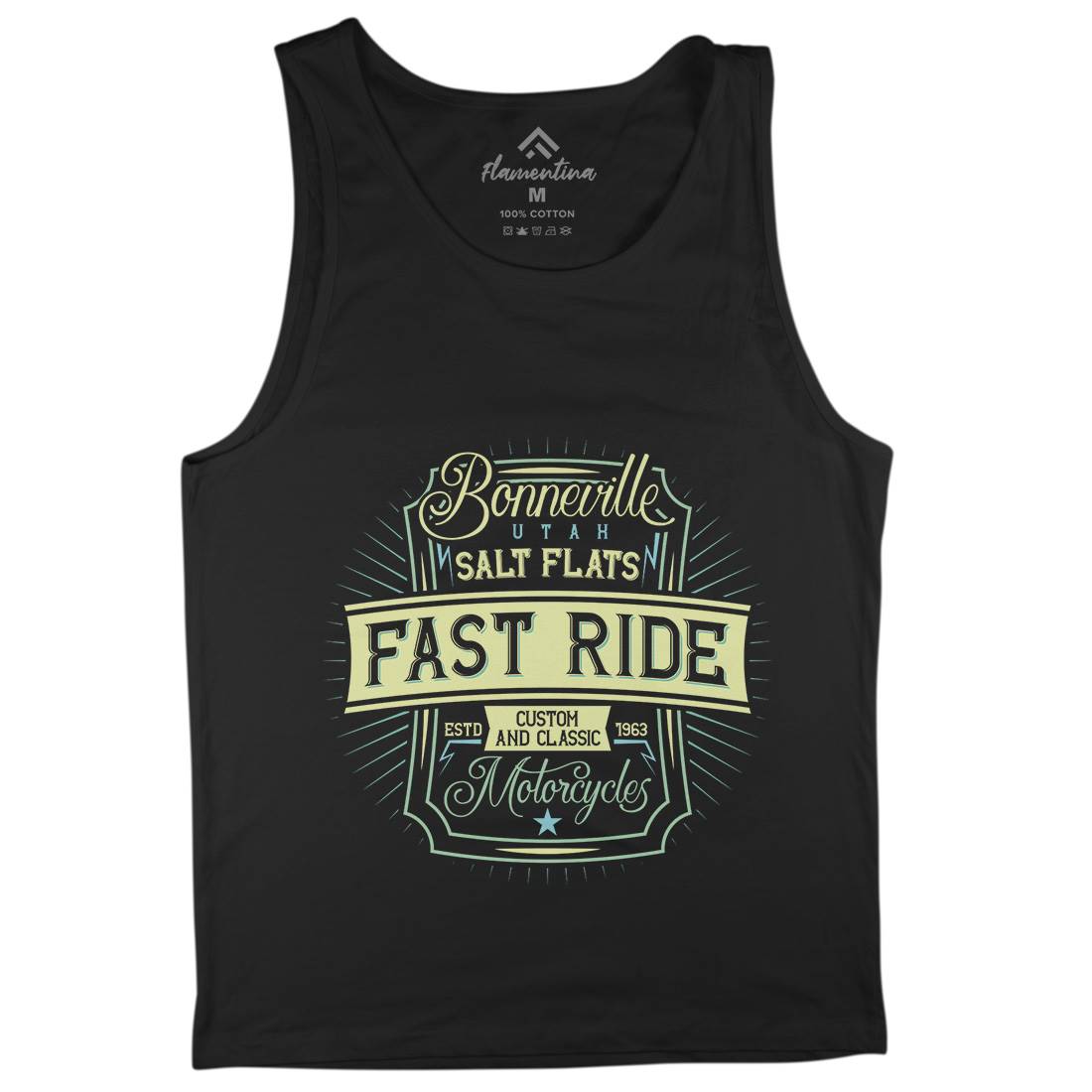 Fast Ride Mens Tank Top Vest Motorcycles B295
