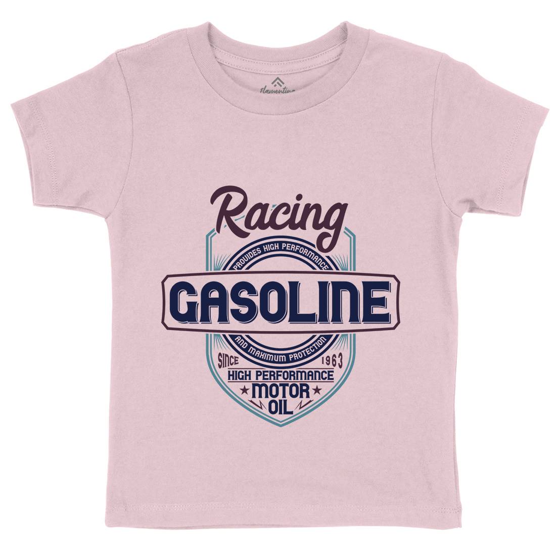Gasoline Kids Crew Neck T-Shirt Motorcycles B297