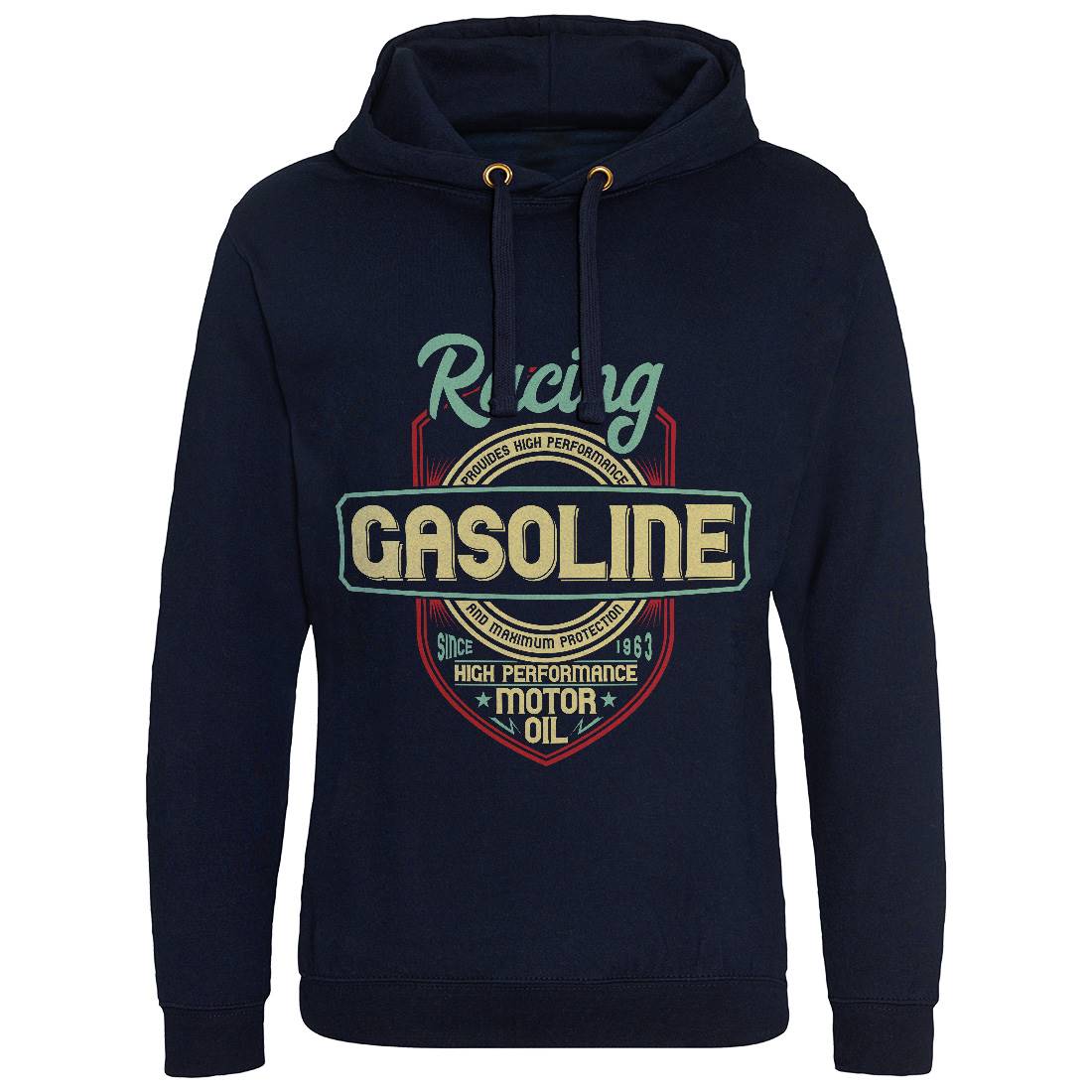 Gasoline Mens Hoodie Without Pocket Motorcycles B297