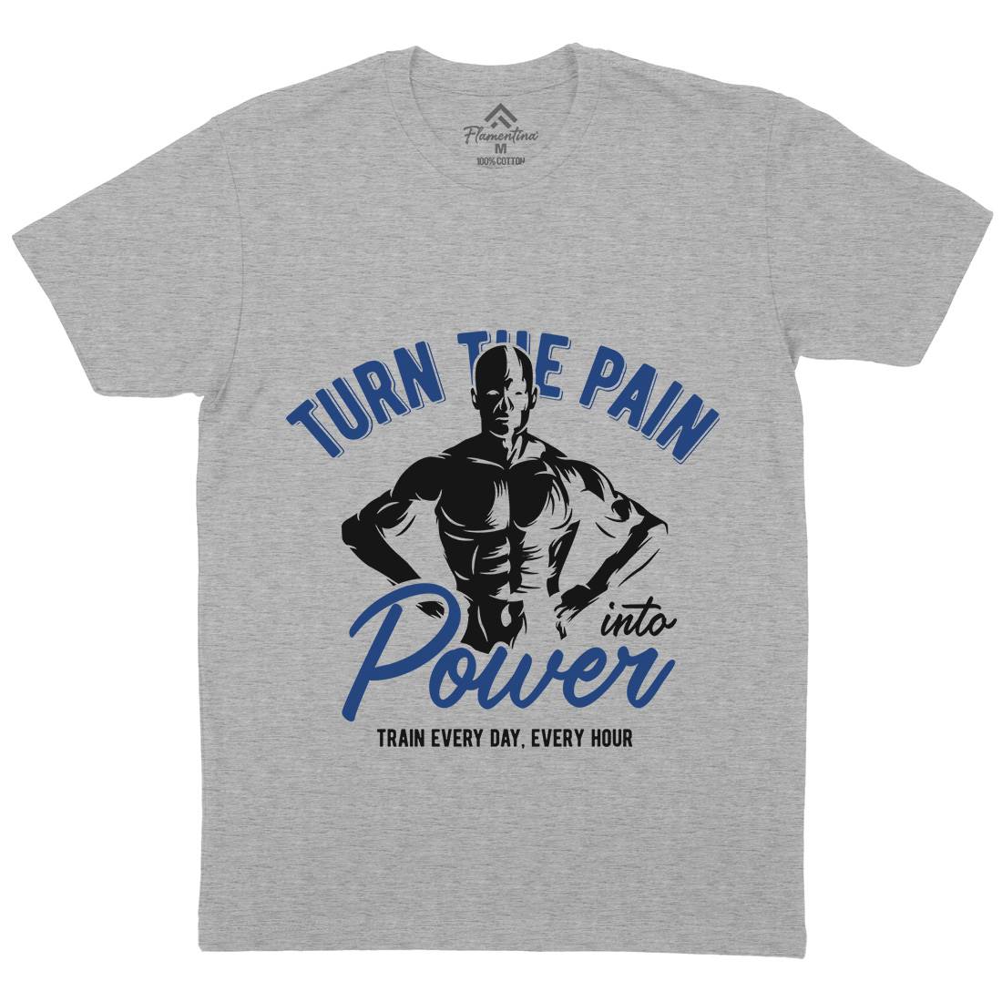 Power Mens Crew Neck T-Shirt Gym B298