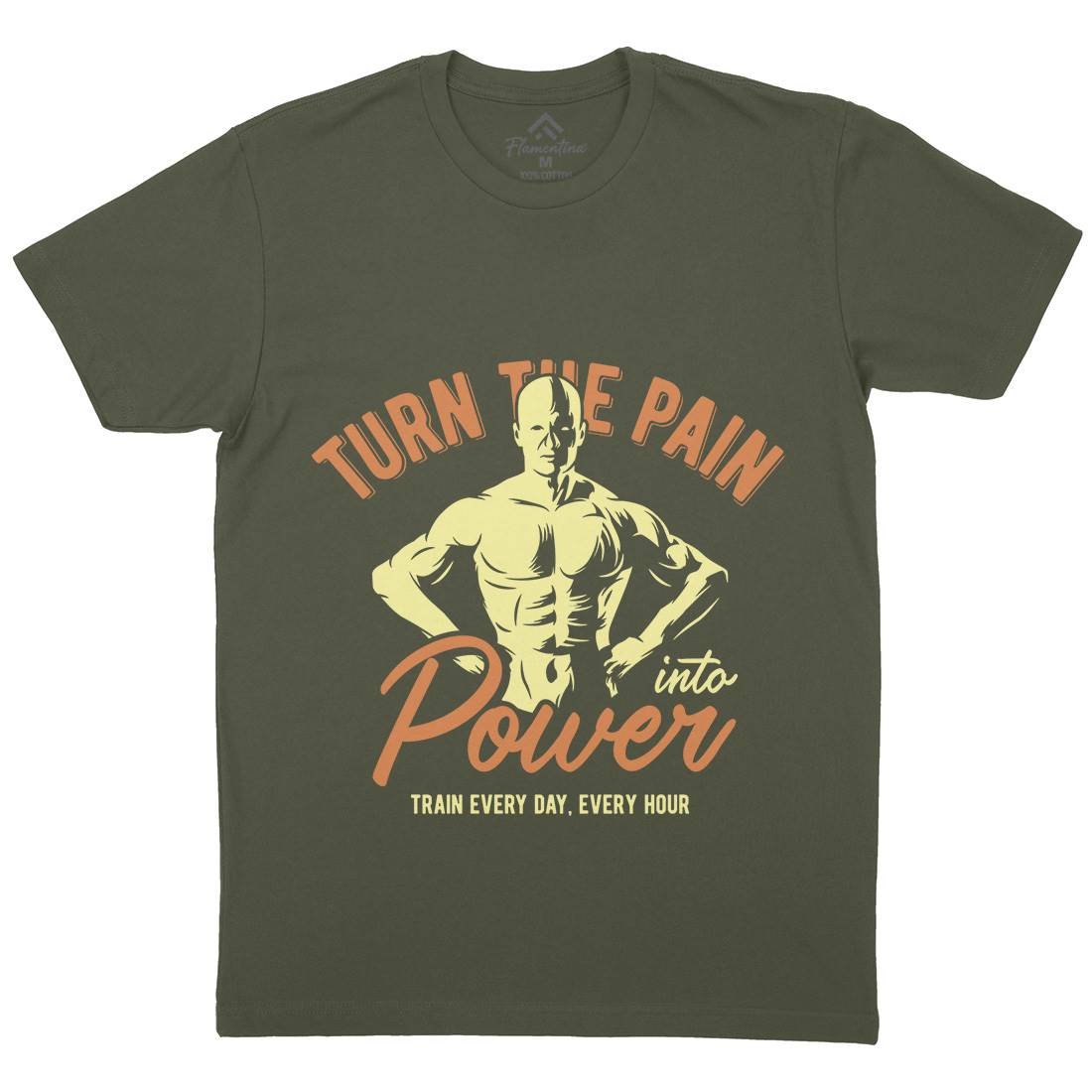 Power Mens Crew Neck T-Shirt Gym B298