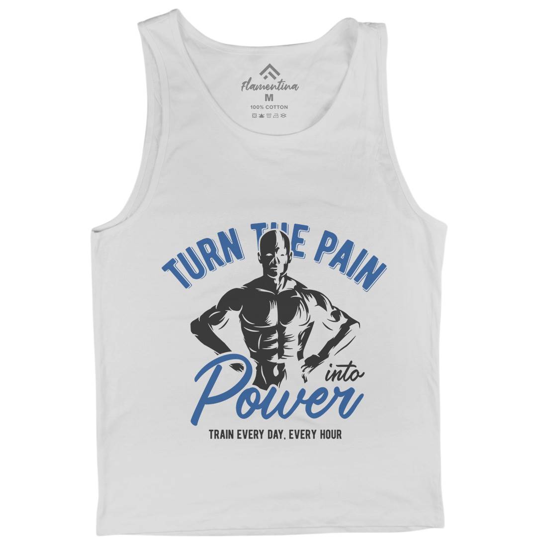 Power Mens Tank Top Vest Gym B298