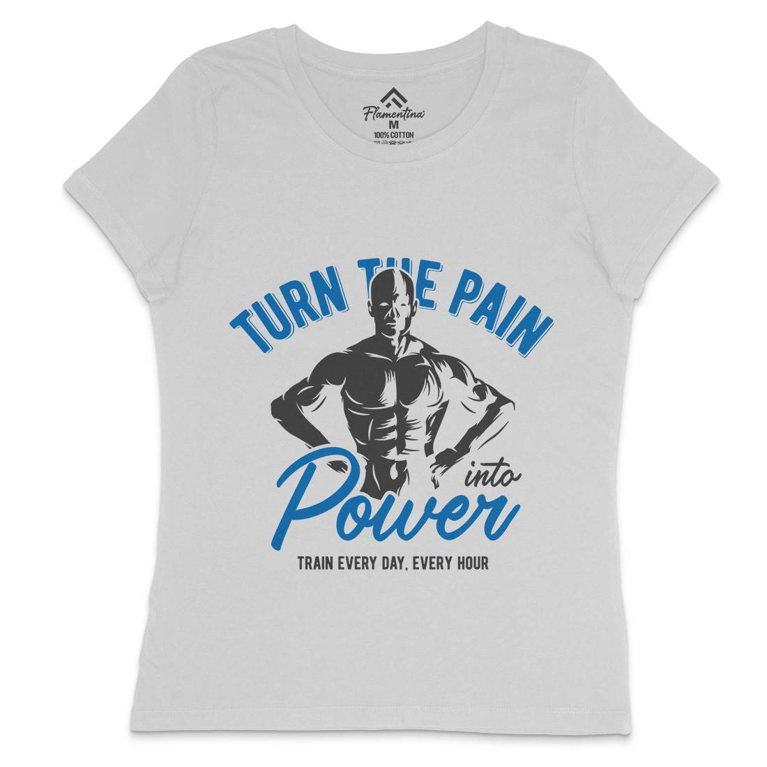 Power Womens Crew Neck T-Shirt Gym B298