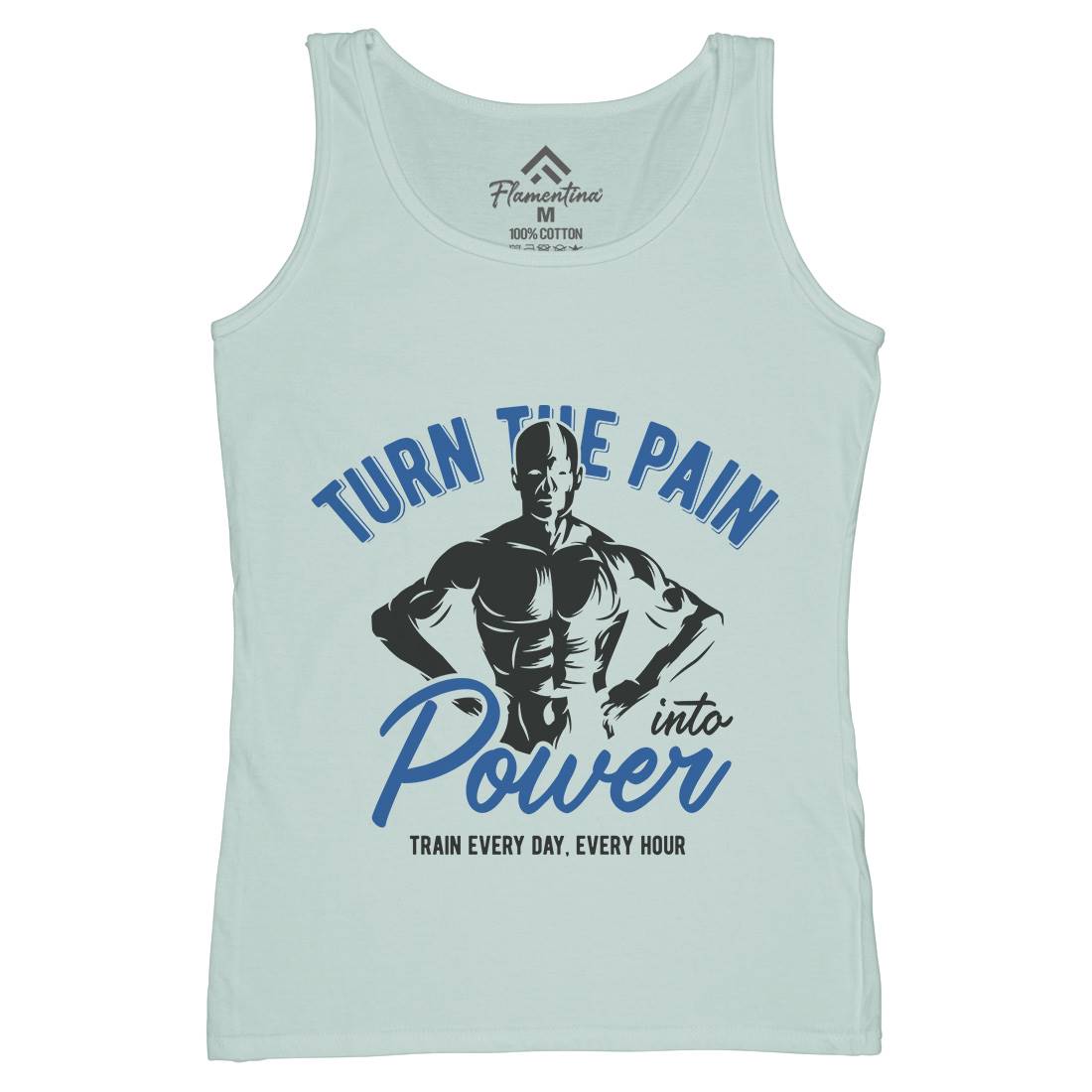 Power Womens Organic Tank Top Vest Gym B298