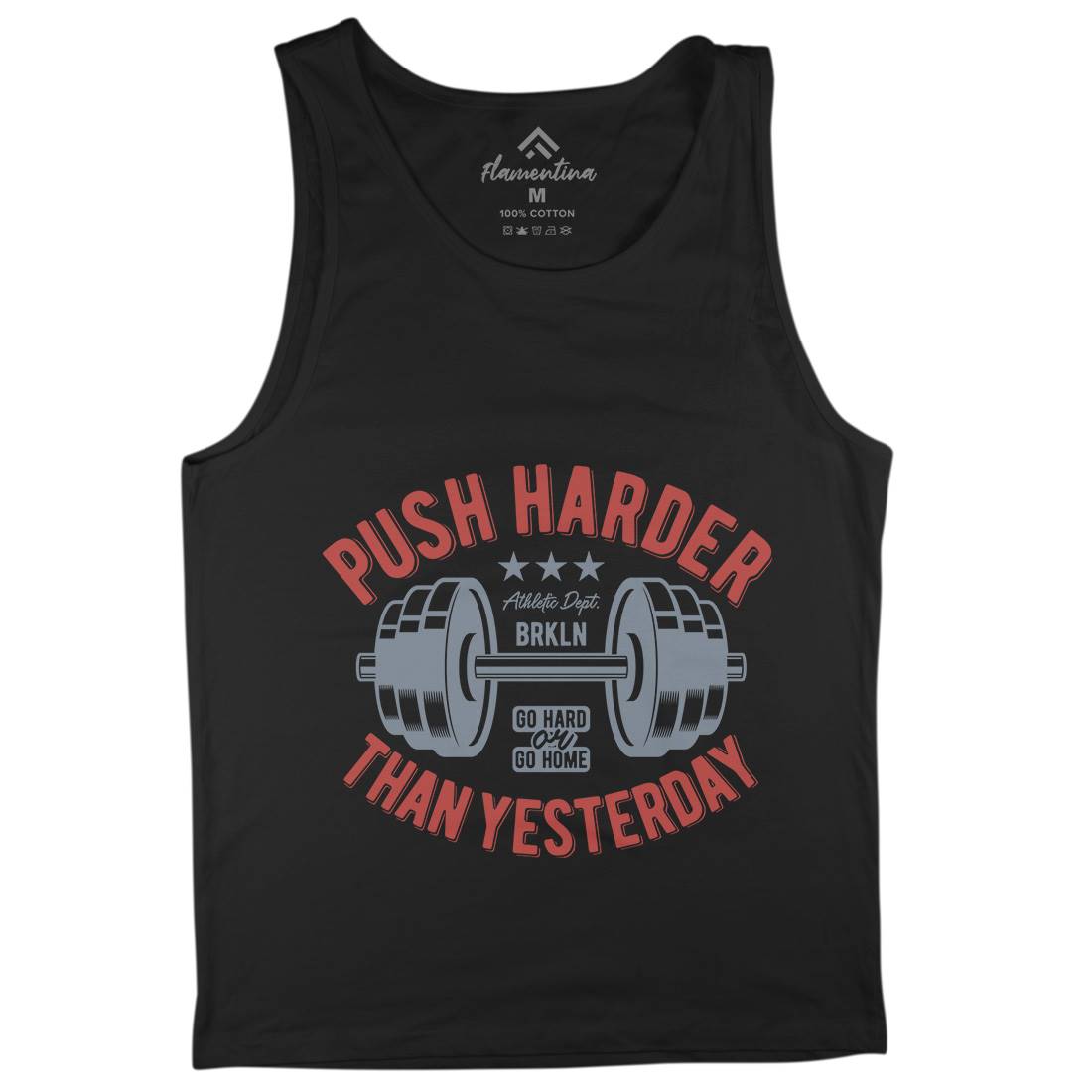 Push Harder Mens Tank Top Vest Gym B301