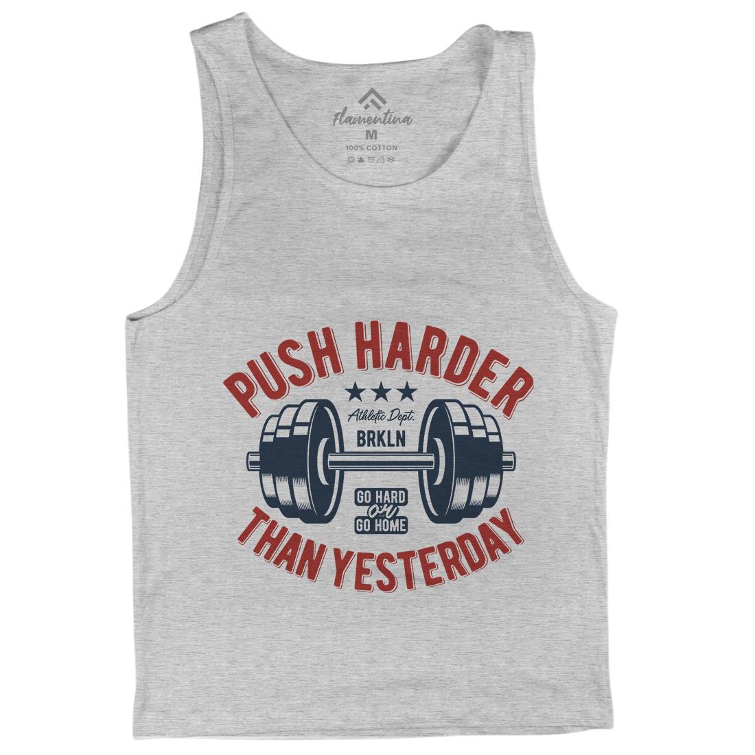 Push Harder Mens Tank Top Vest Gym B301