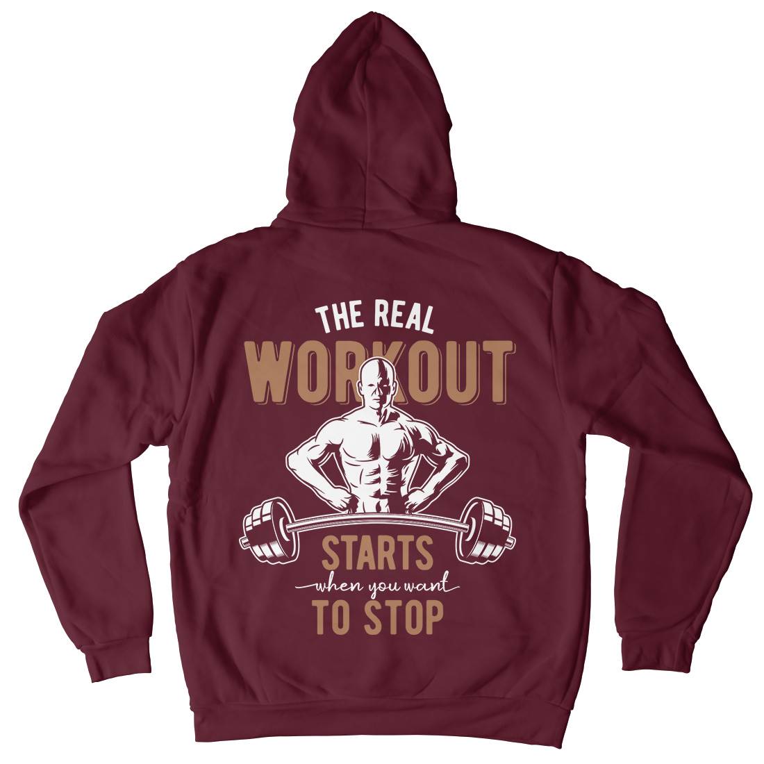 Workout Mens Hoodie With Pocket Gym B302
