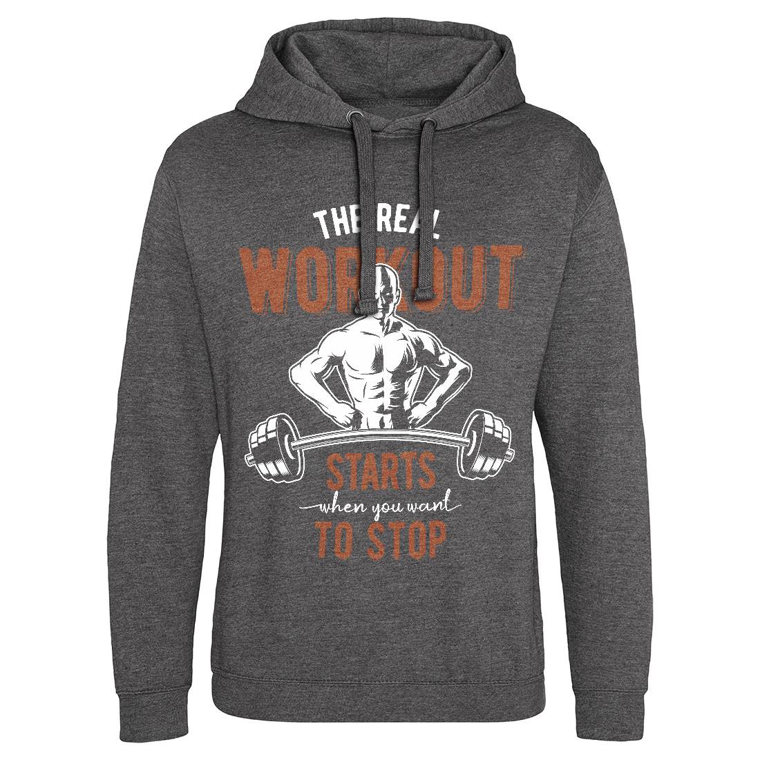 Workout Mens Hoodie Without Pocket Gym B302