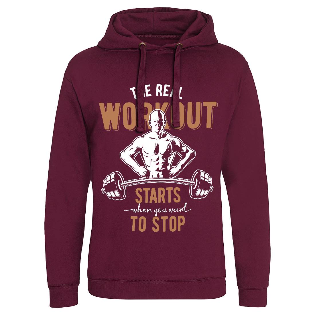 Workout Mens Hoodie Without Pocket Gym B302