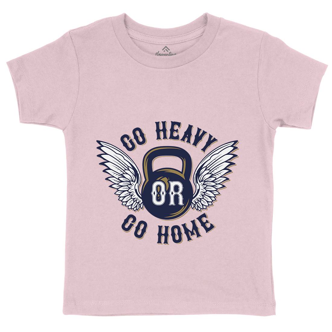 Heavy Kids Organic Crew Neck T-Shirt Gym B303