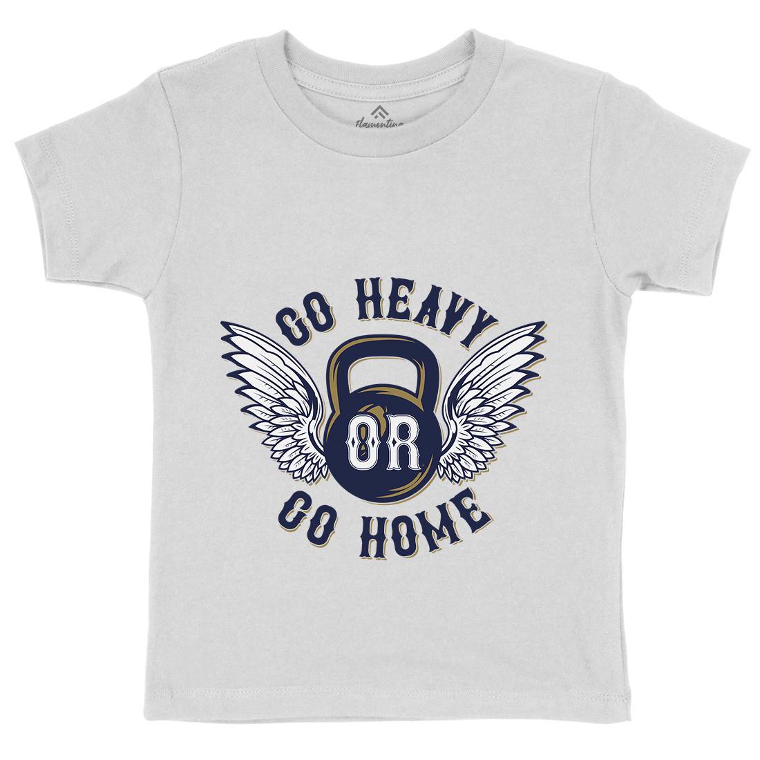 Heavy Kids Organic Crew Neck T-Shirt Gym B303