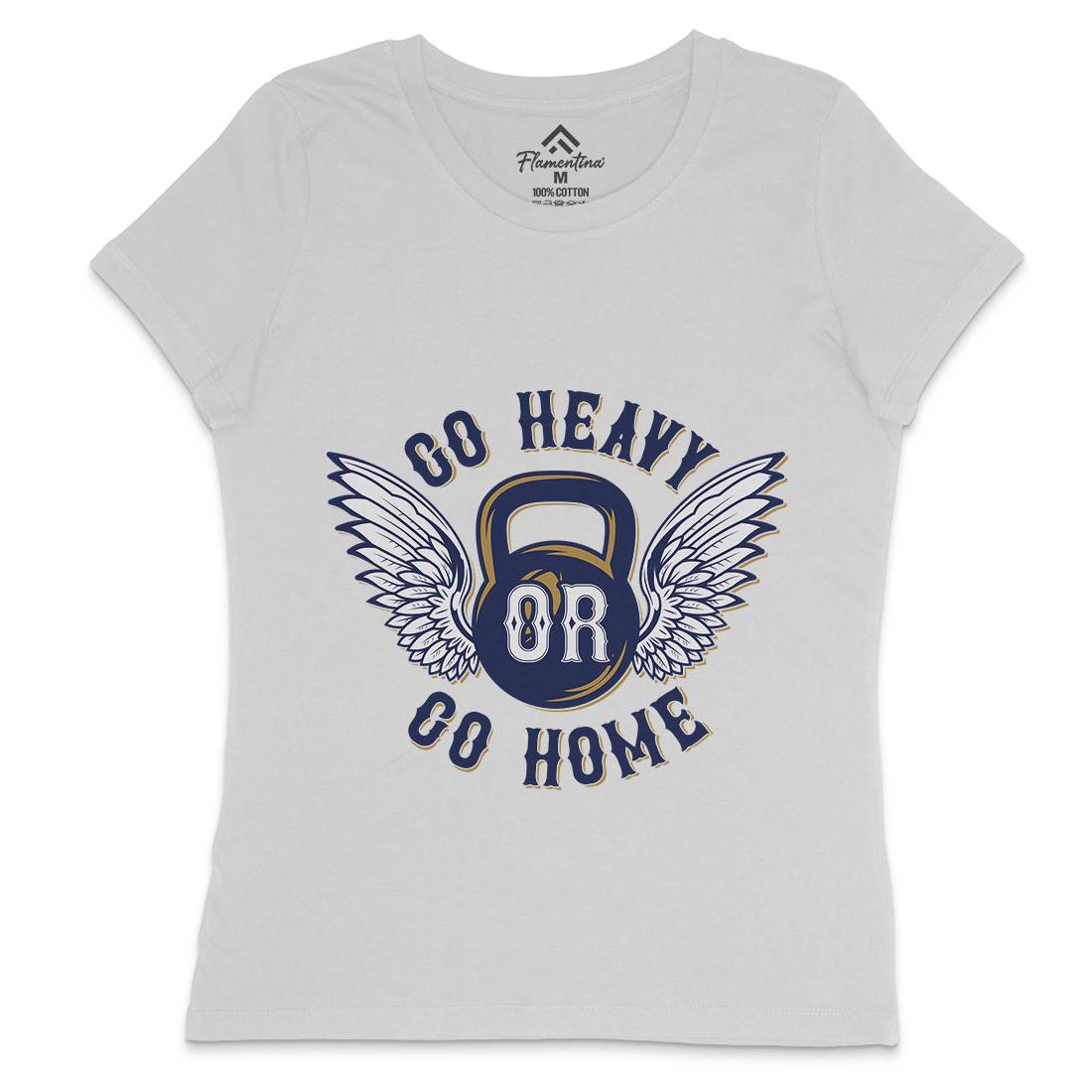 Heavy Womens Crew Neck T-Shirt Gym B303
