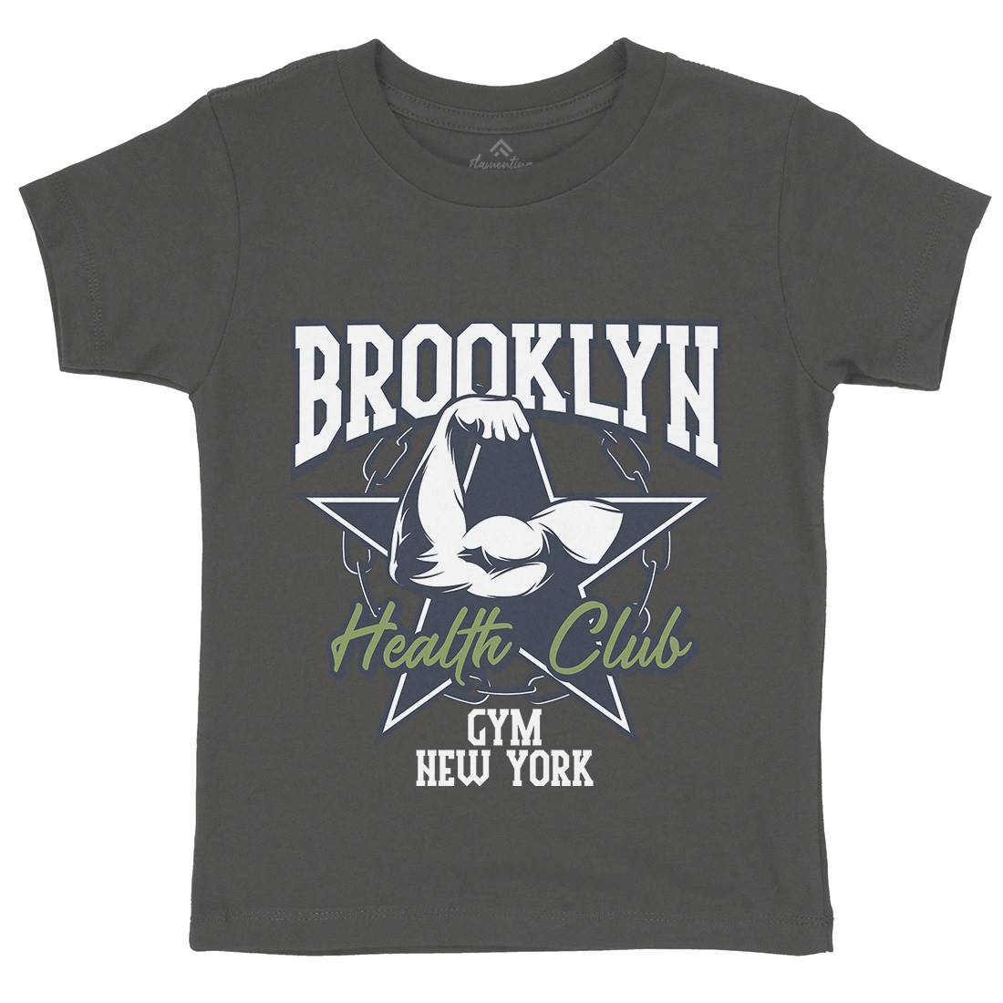 Health Club Kids Crew Neck T-Shirt Gym B304