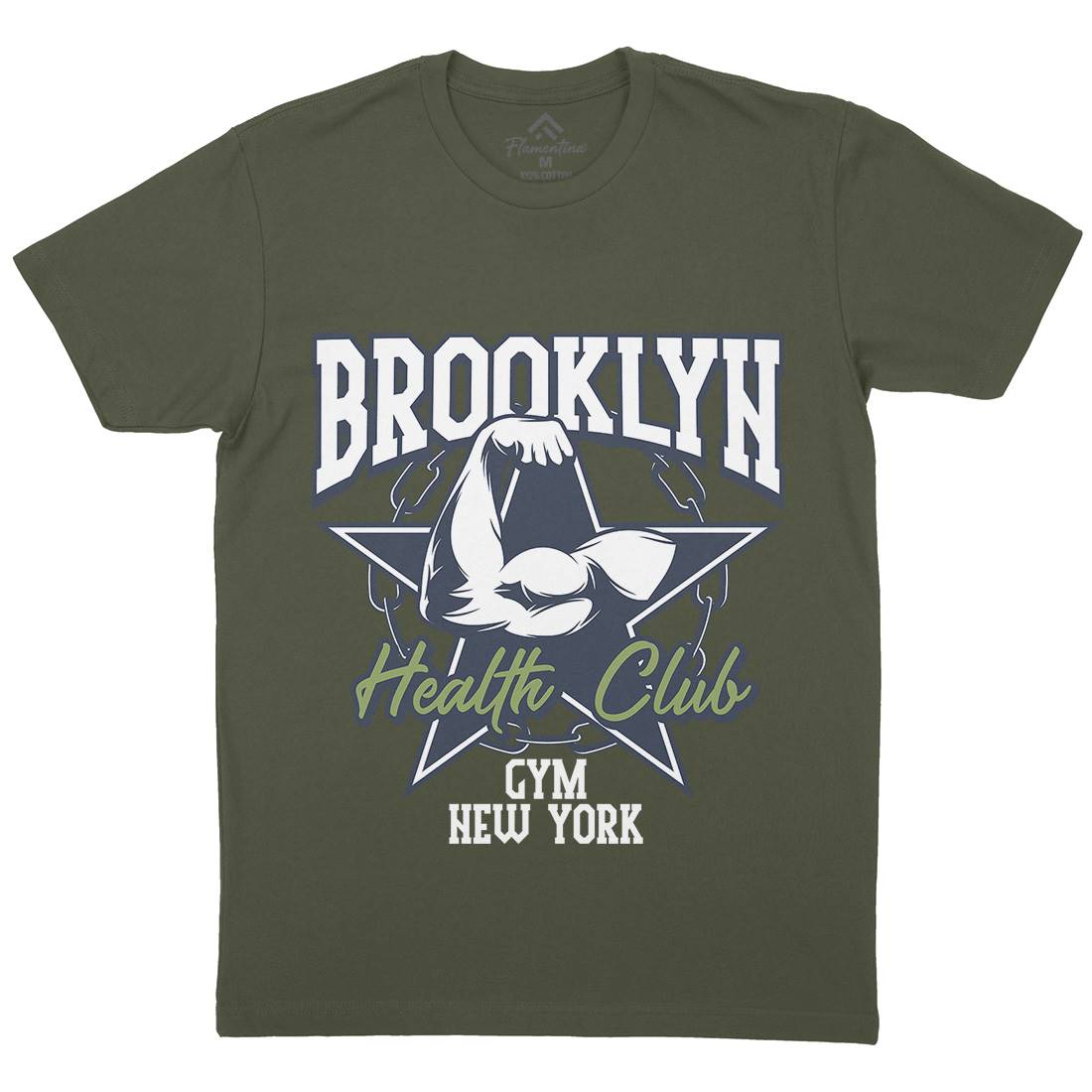 Health Club Mens Crew Neck T-Shirt Gym B304