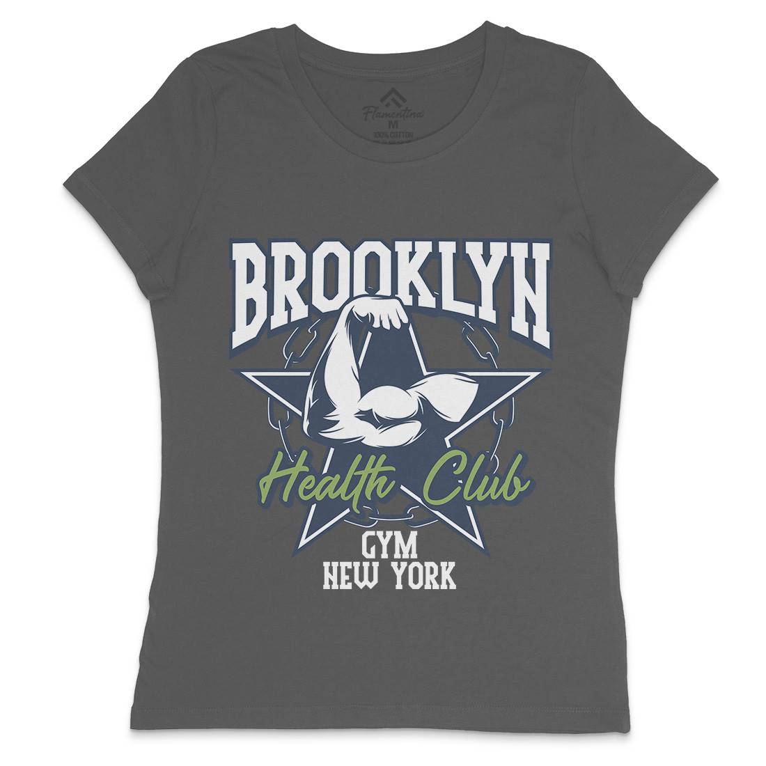 Health Club Womens Crew Neck T-Shirt Gym B304