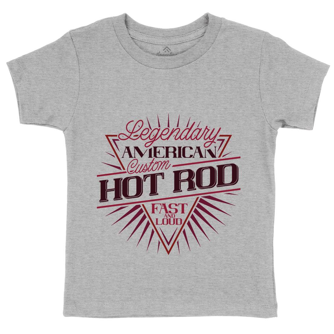 Hot Rod Kids Crew Neck T-Shirt Cars B305