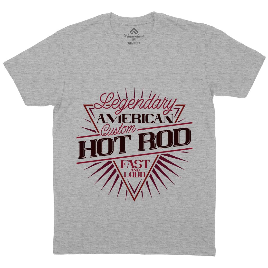 Hot Rod Mens Crew Neck T-Shirt Cars B305