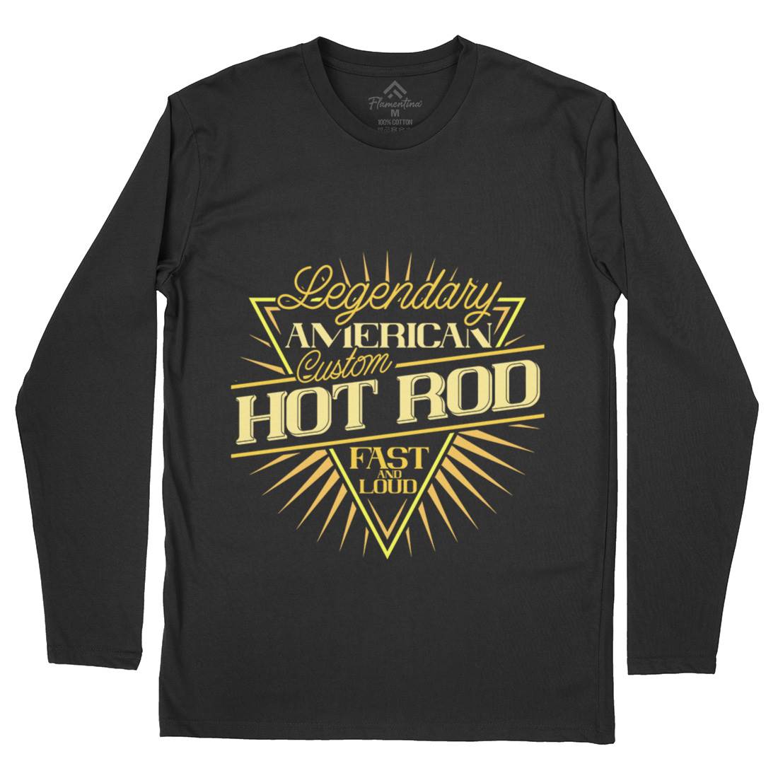 Hot Rod Mens Long Sleeve T-Shirt Cars B305