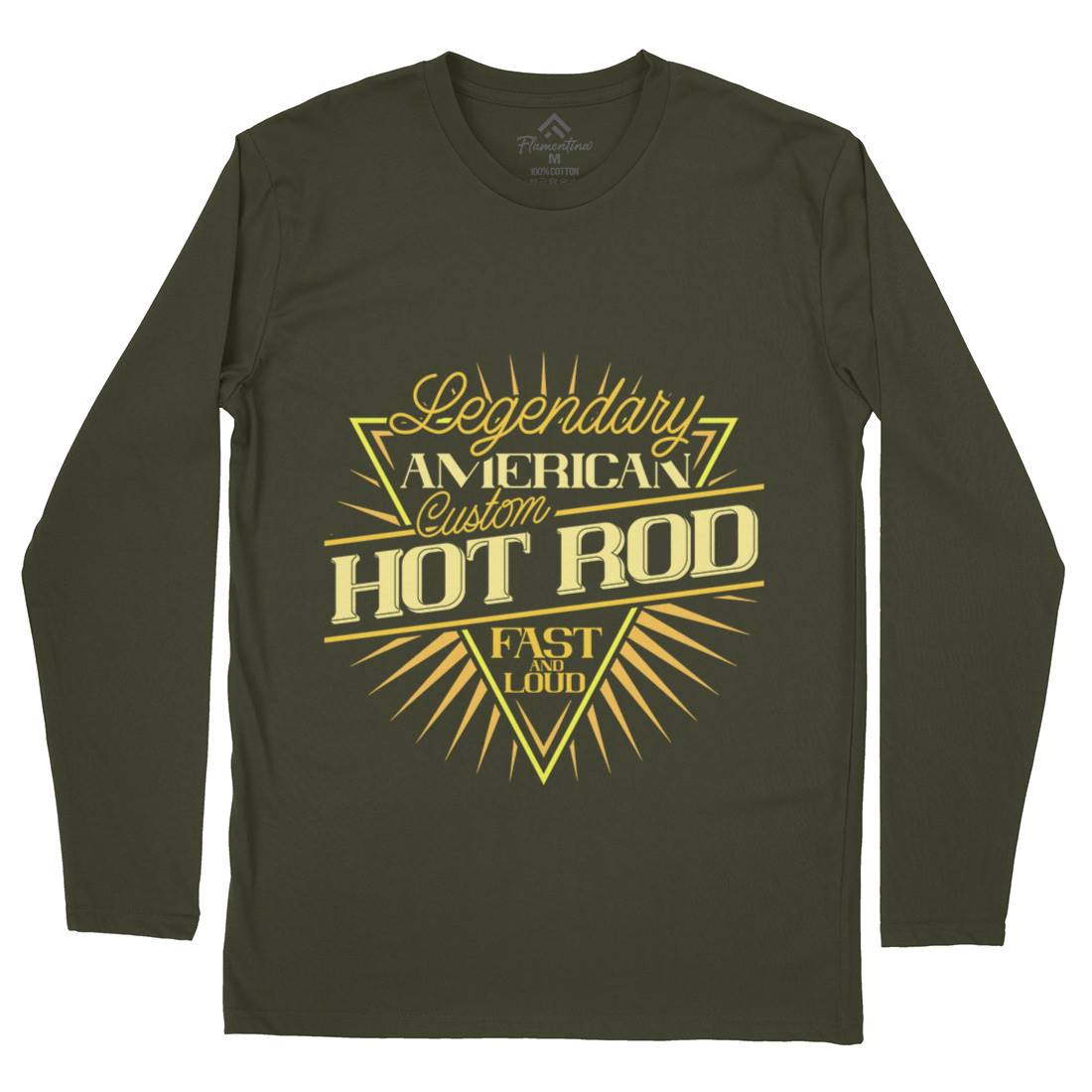 Hot Rod Mens Long Sleeve T-Shirt Cars B305