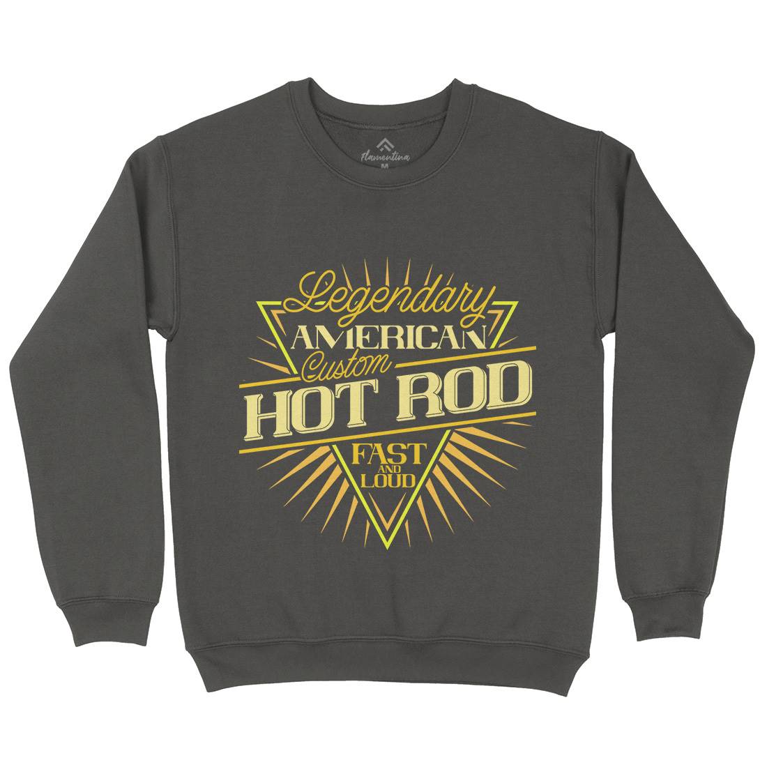 Hot Rod Mens Crew Neck Sweatshirt Cars B305