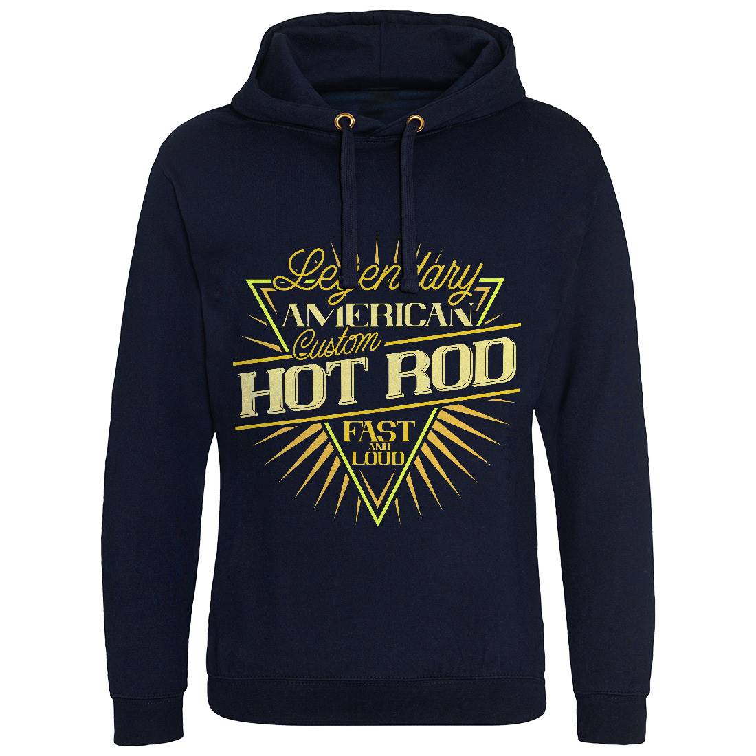 Hot Rod Mens Hoodie Without Pocket Cars B305