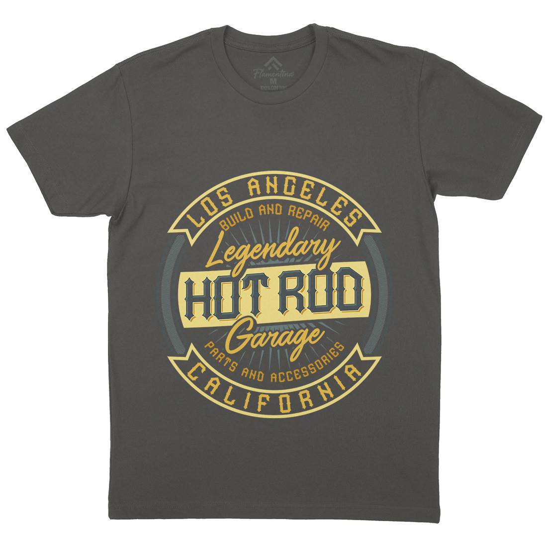 Hot Rod Mens Crew Neck T-Shirt Cars B306