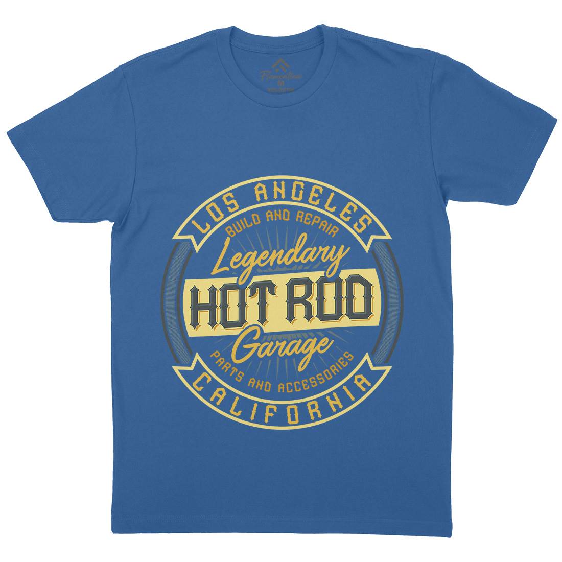 Hot Rod Mens Organic Crew Neck T-Shirt Cars B306