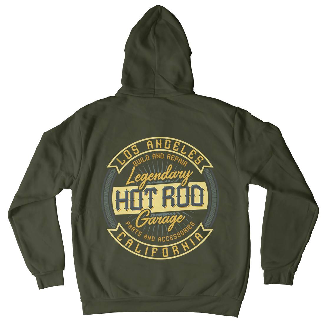 Hot Rod Kids Crew Neck Hoodie Cars B306