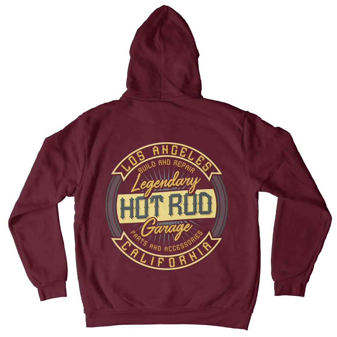 Hot Rod Mens Hoodie With Pocket Cars B306