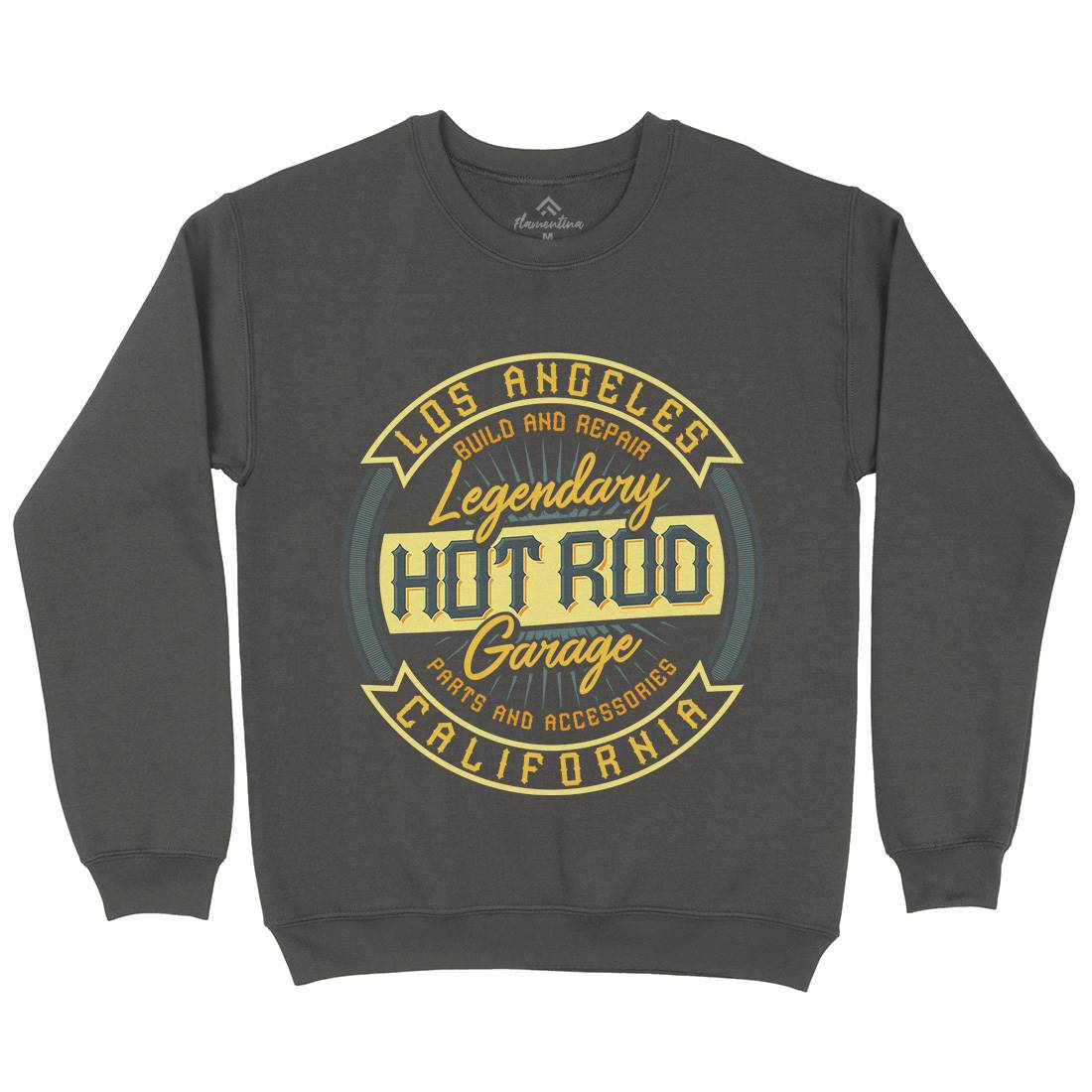 Hot Rod Mens Crew Neck Sweatshirt Cars B306