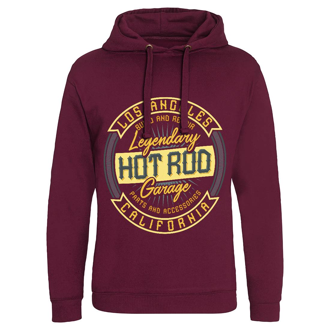 Hot Rod Mens Hoodie Without Pocket Cars B306