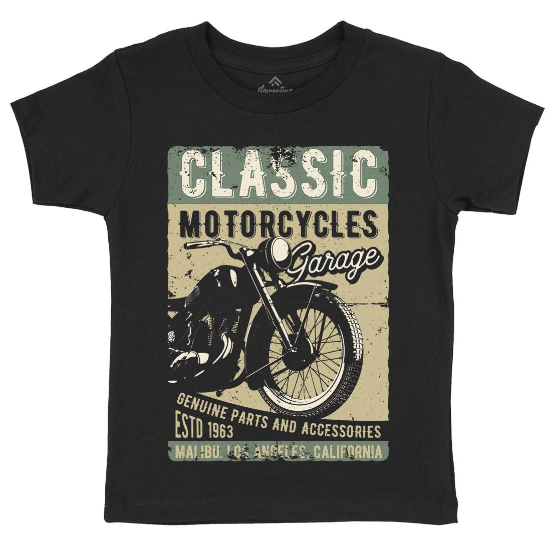 Motor Kids Crew Neck T-Shirt Motorcycles B310