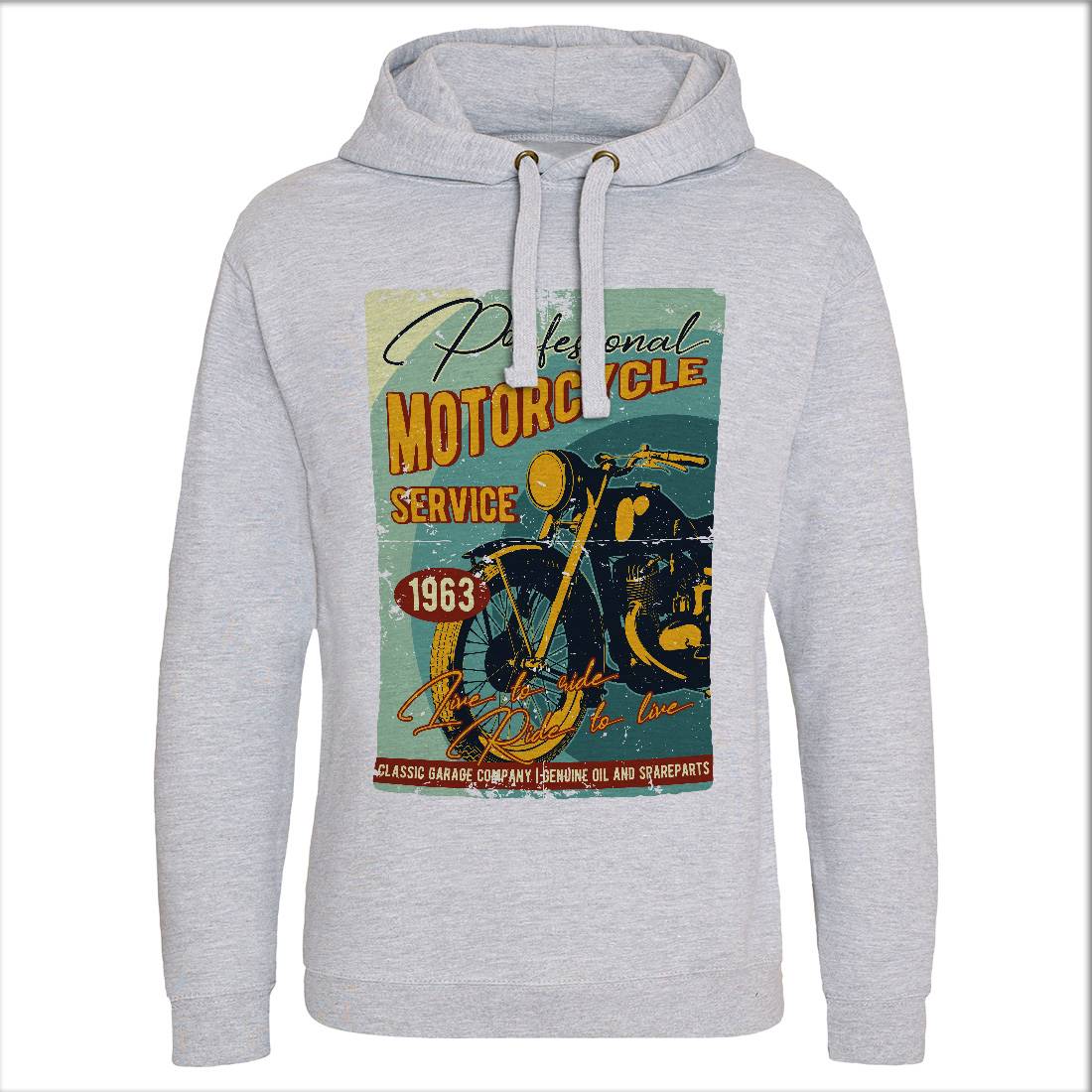 Motor Mens Hoodie Without Pocket Motorcycles B311