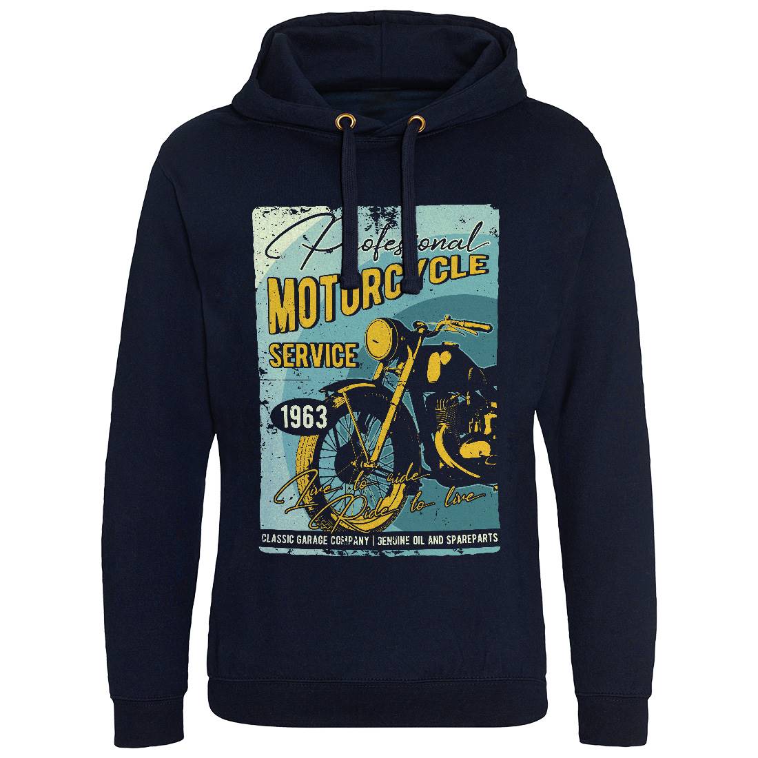 Motor Mens Hoodie Without Pocket Motorcycles B311