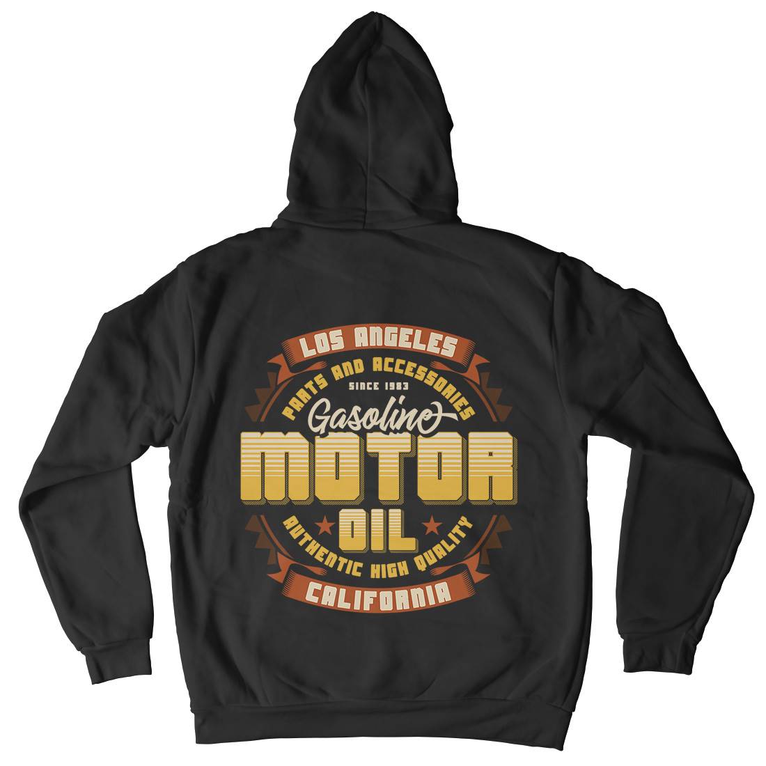 Motor Oil Mens Hoodie With Pocket Motorcycles B312